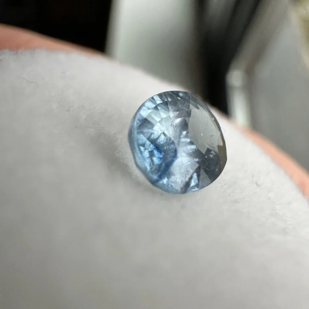 💎 RARE 1.42ct Cornflower Blue Montana Sapphire - Oval - Picture 4 of 5